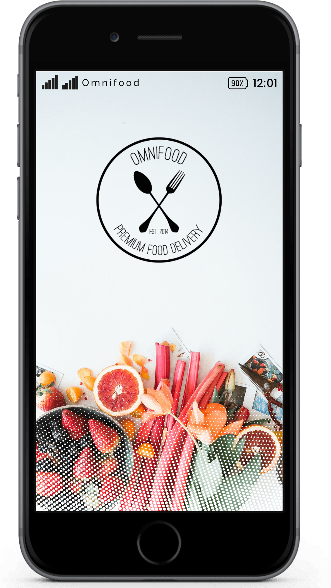 Omnifood app on iPhone